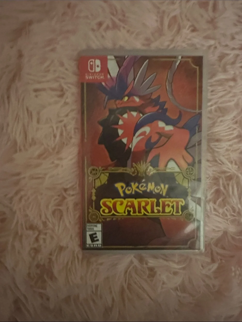 Nintendo Pokémon Scarlet - Red and Black Cover Art